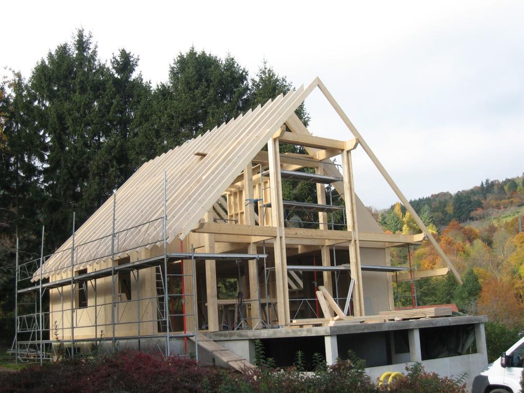Chalet bois ossature