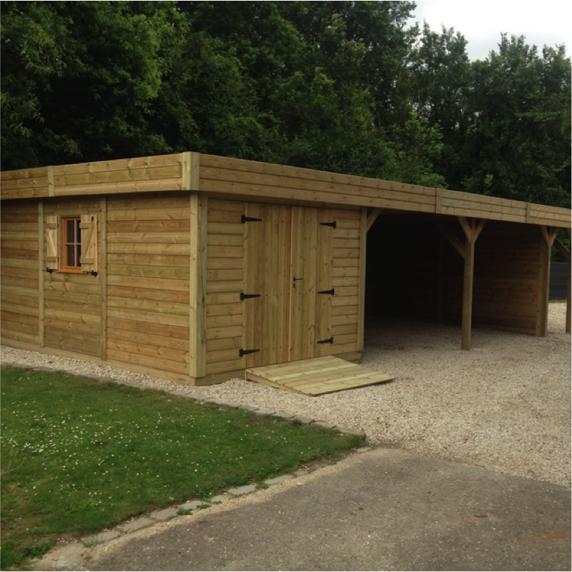 Chalet de jardin normandie