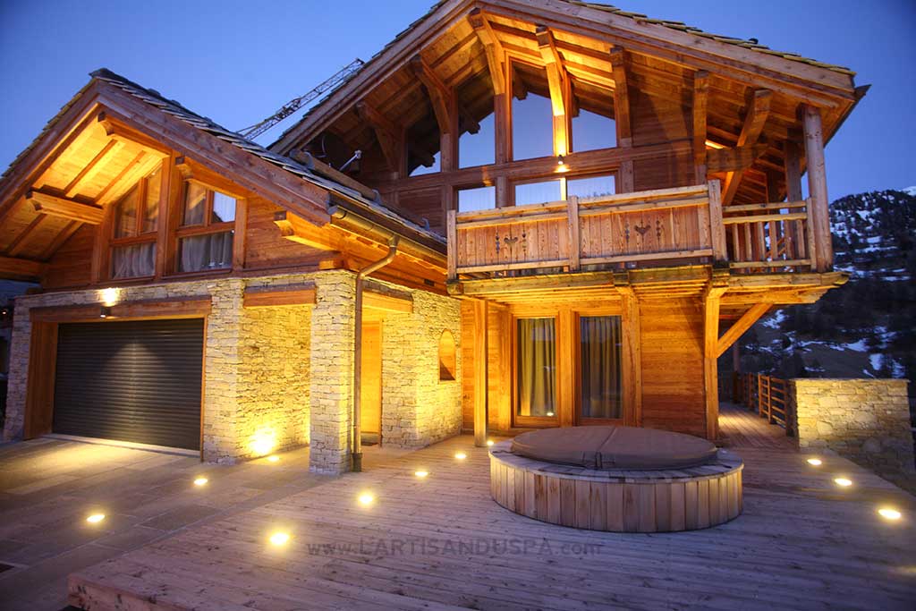 Chalet bois norvegien
