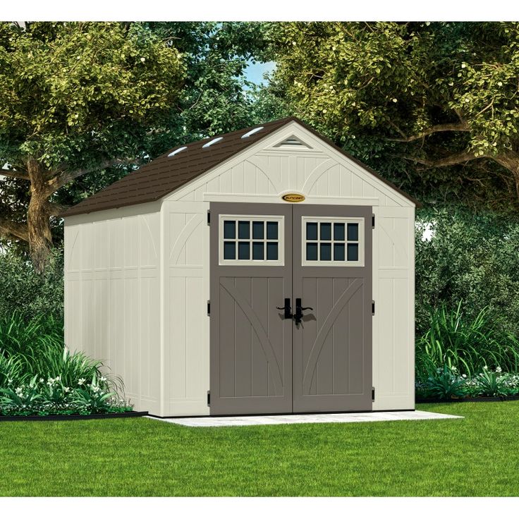 Abri jardin pvc resine
