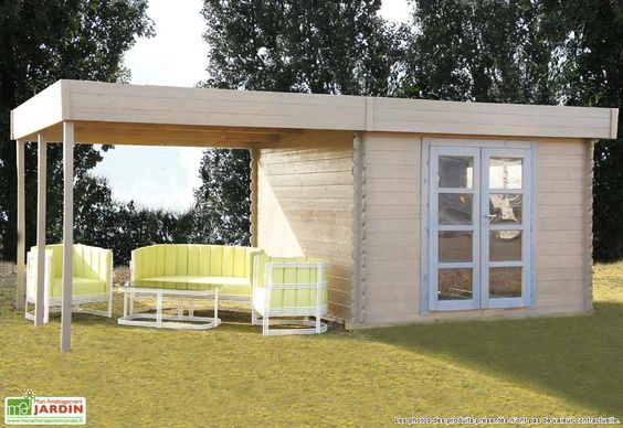 Abri jardin pool house
