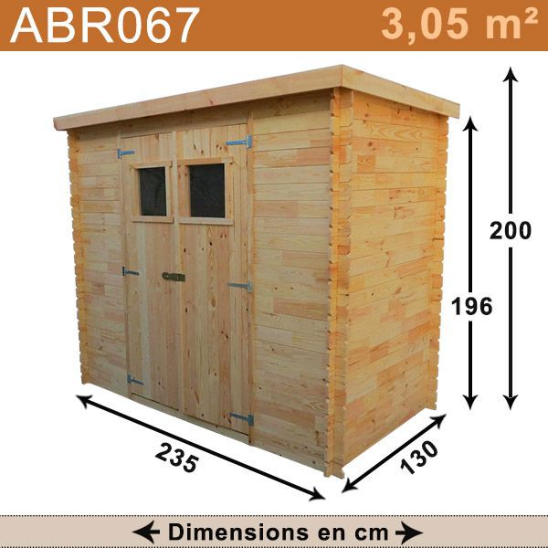 Abri de jardin trigano
