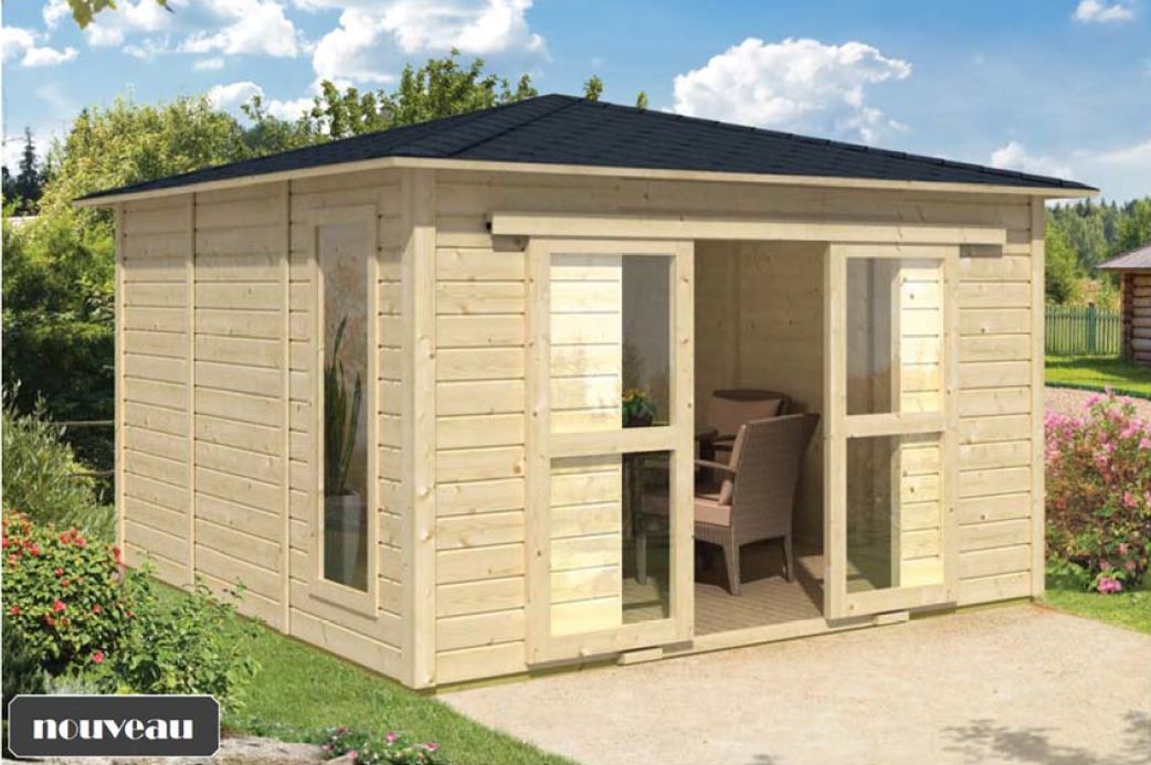 Chalet bois 10m2
