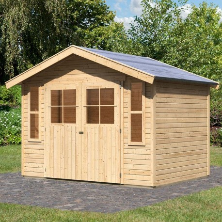 Abri de jardin en bois karibu
