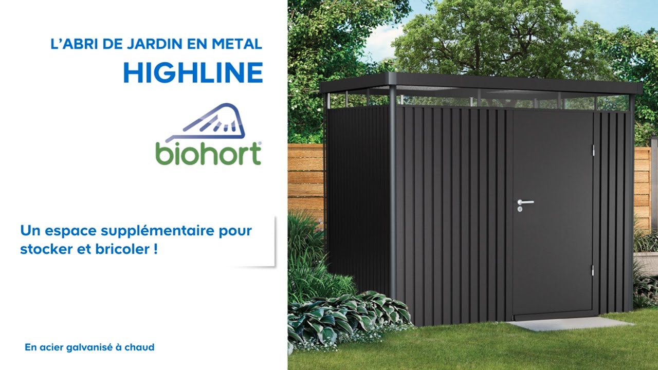 Abri jardin metal design
