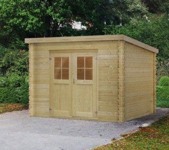 Abri jardin bois 6m2
