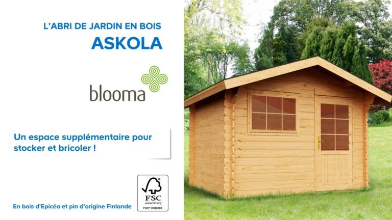 Abri de jardin en bois samara
