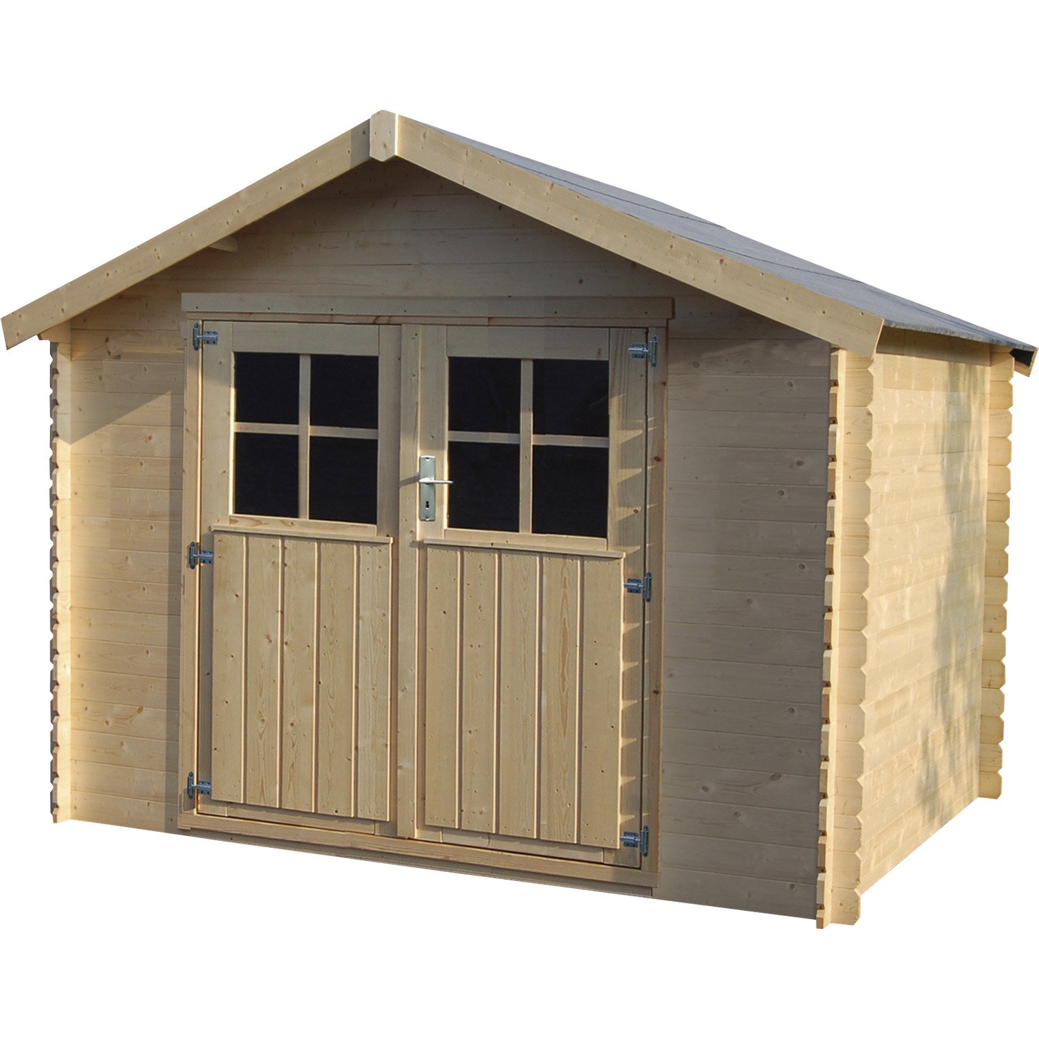 Abri de jardin en bois vittis + tuile 2m2
