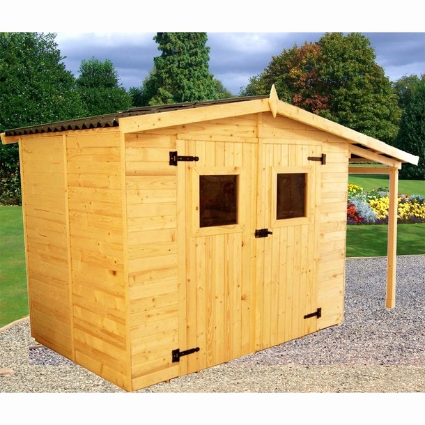 Abri de jardin en bois+rue du commerce

