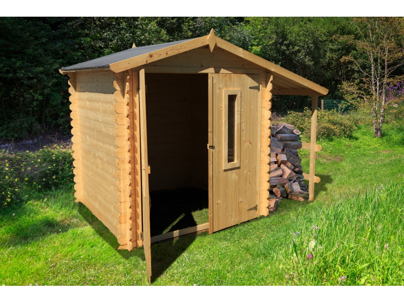 Abri jardin avec bucher
