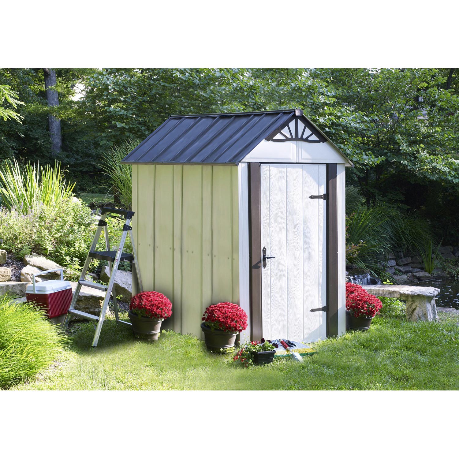 Abri de jardin en métal designer admiral
