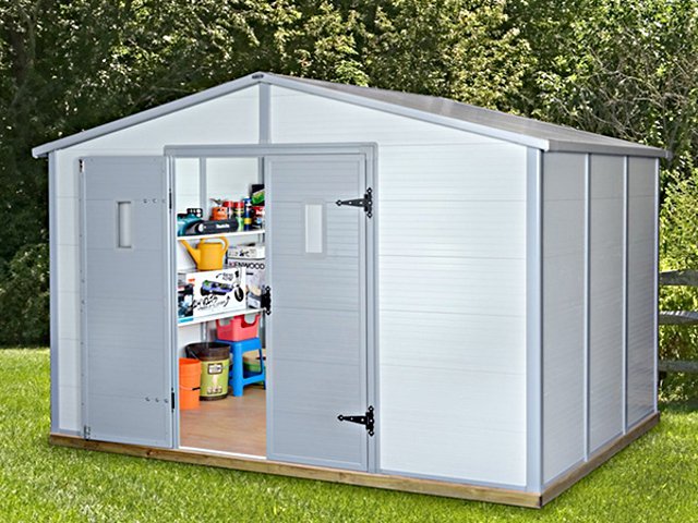 Grand abri de jardin en pvc
