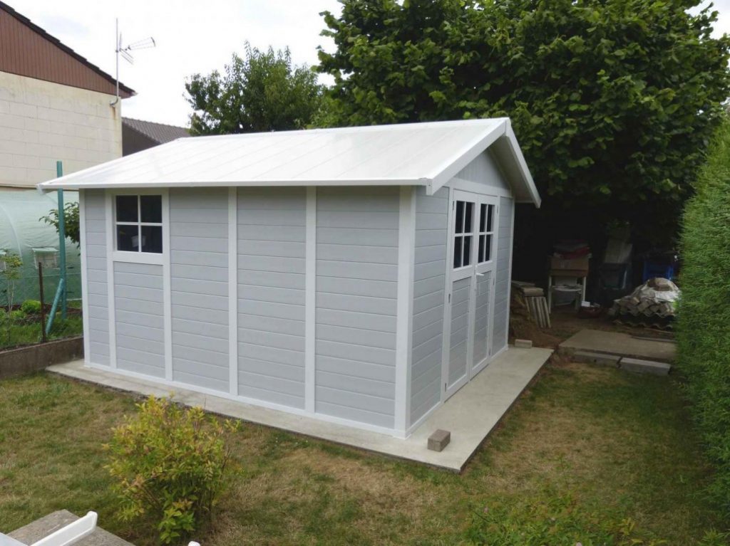 Abri de jardin en résine grosfillex utility 11 m2
