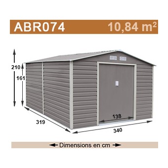 Abri jardin 10m2
