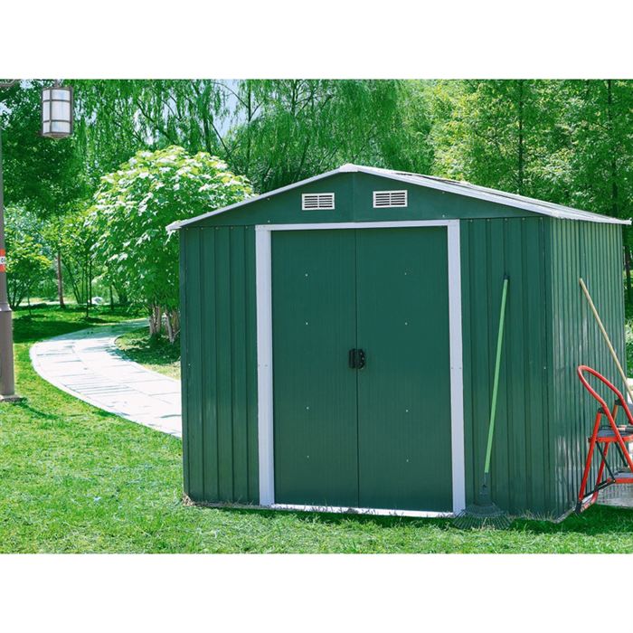 Abri de jardin métal texas 9m2
