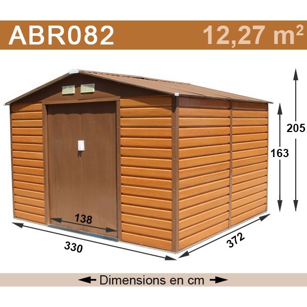 Abri jardin metal ou bois
