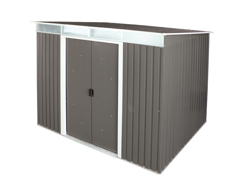 Abri de jardin metal une pente
