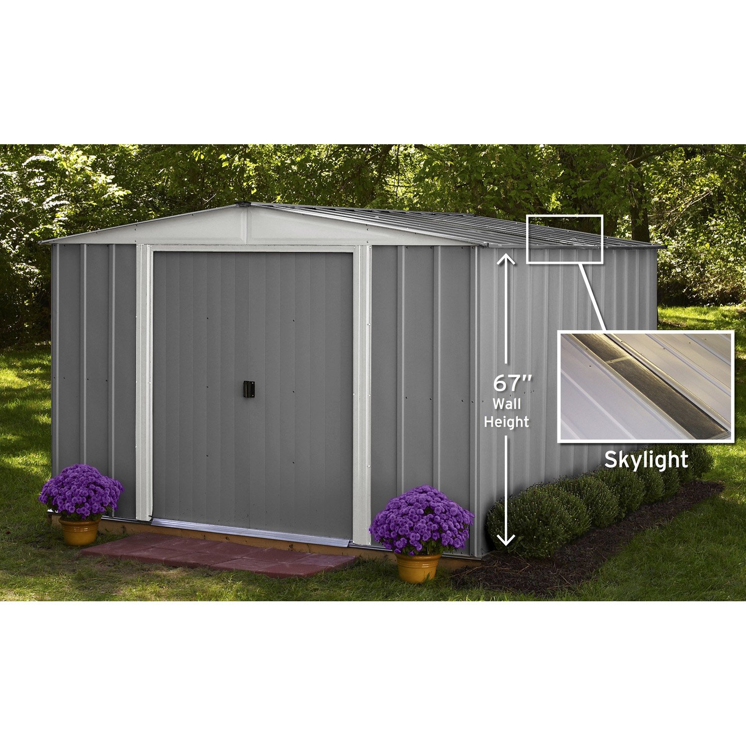 Abri jardin metal
