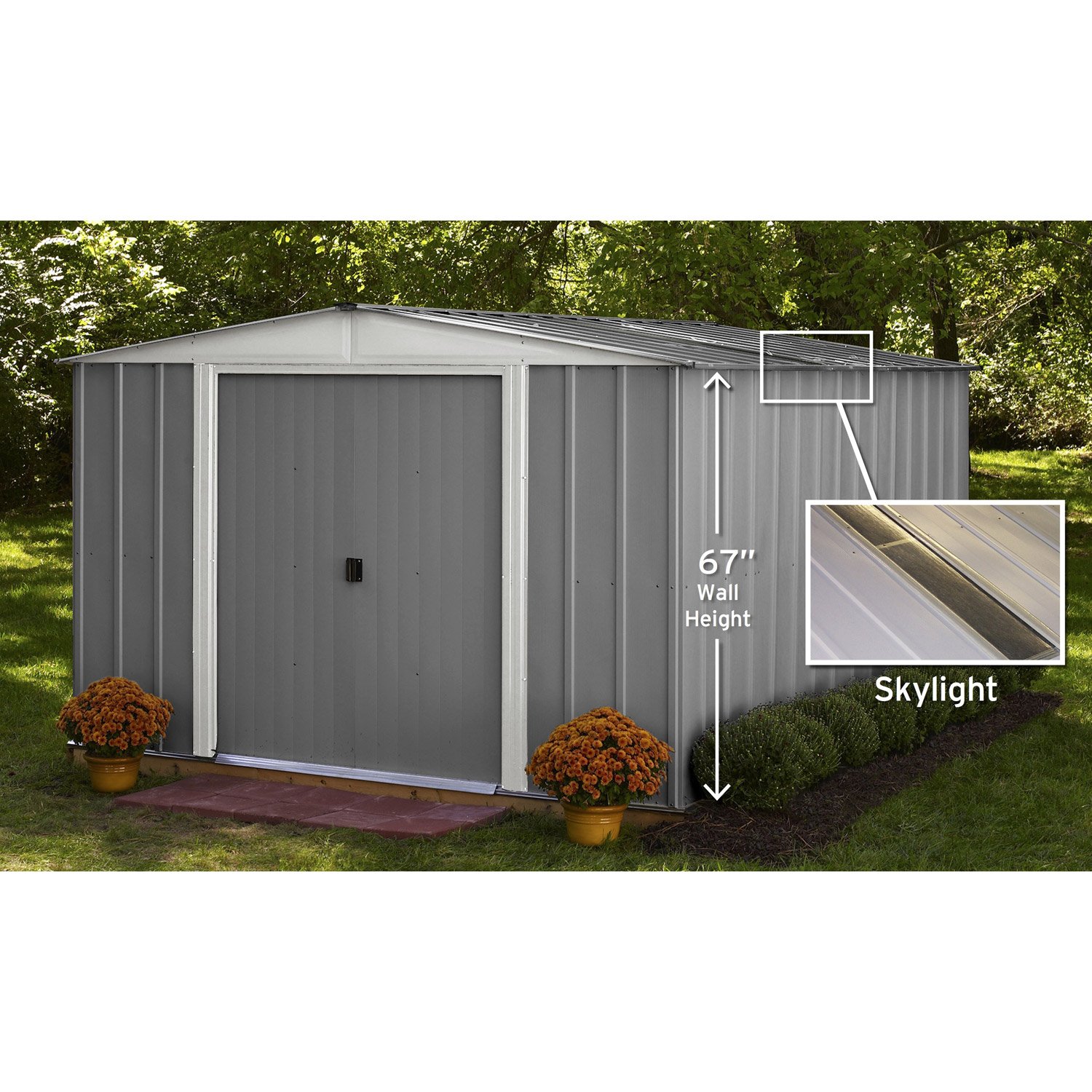 Abri jardin garage metal
