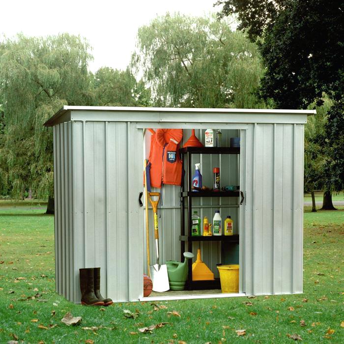 Cabane de jardin pas cher en metal
