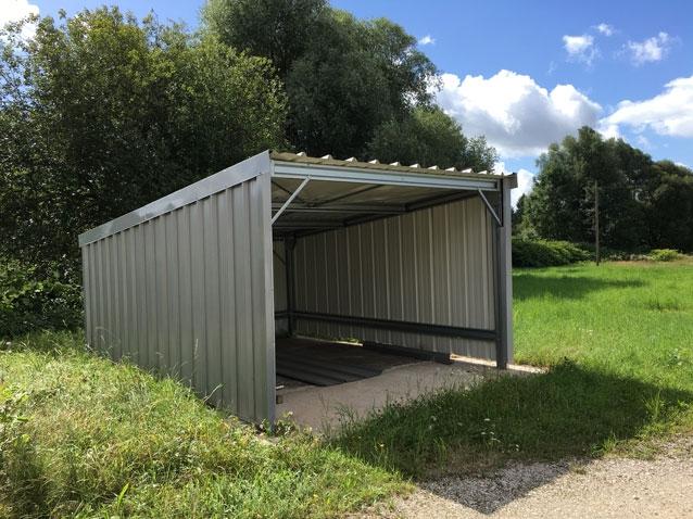 Abri de jardin en metal en belgique
