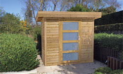 Abri jardin pas cher resine
