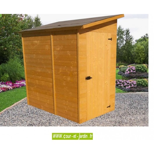 Abri de jardin mural bois
