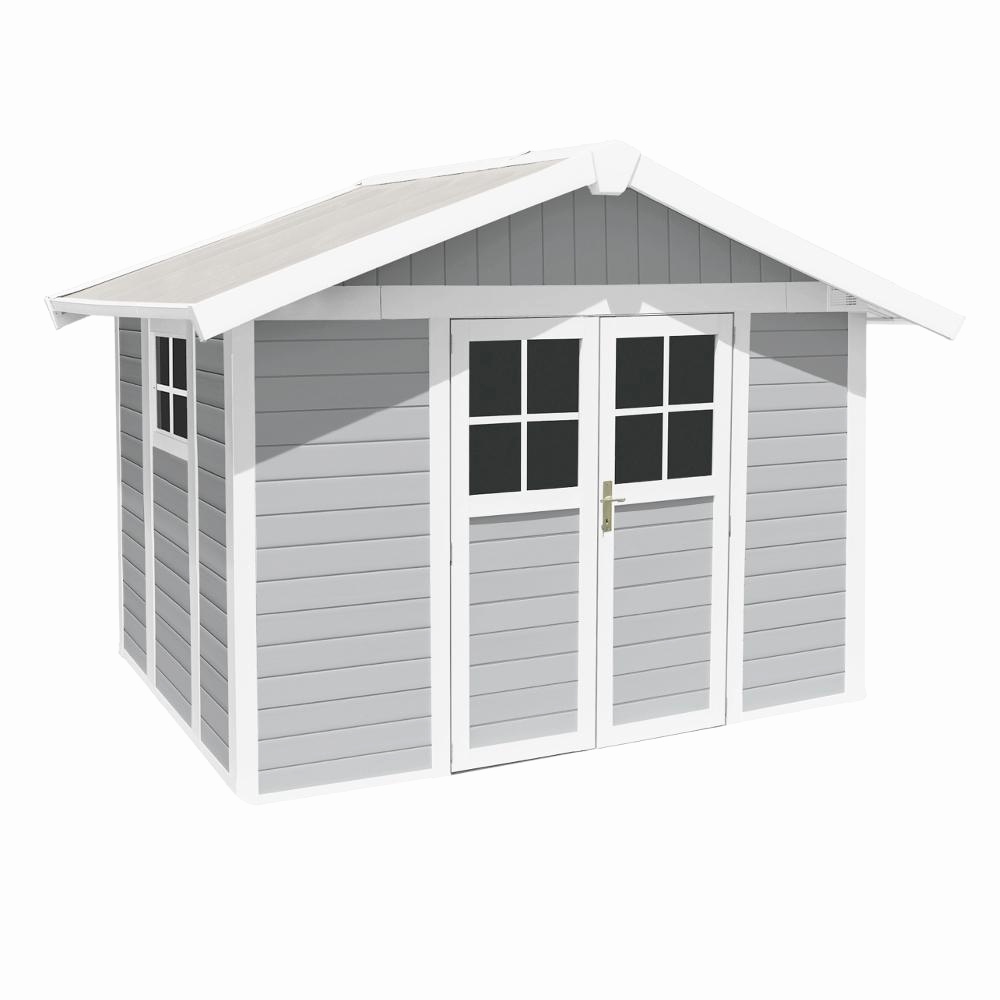 Abris de jardin resine anthracite
