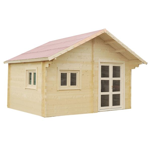 Abri de jardin en bois habitable
