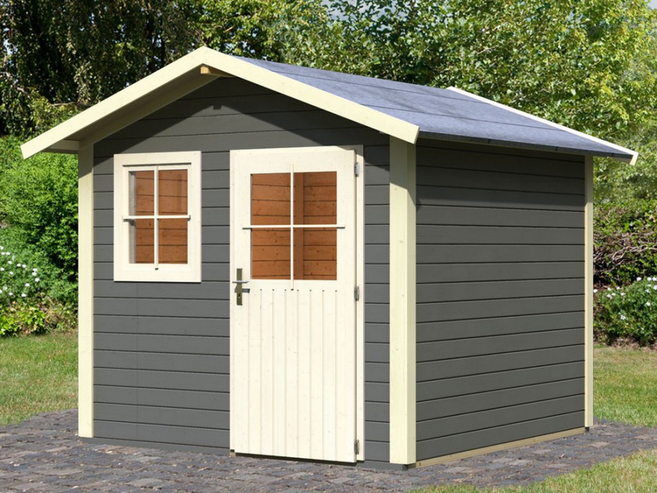 Chalet de jardin gris