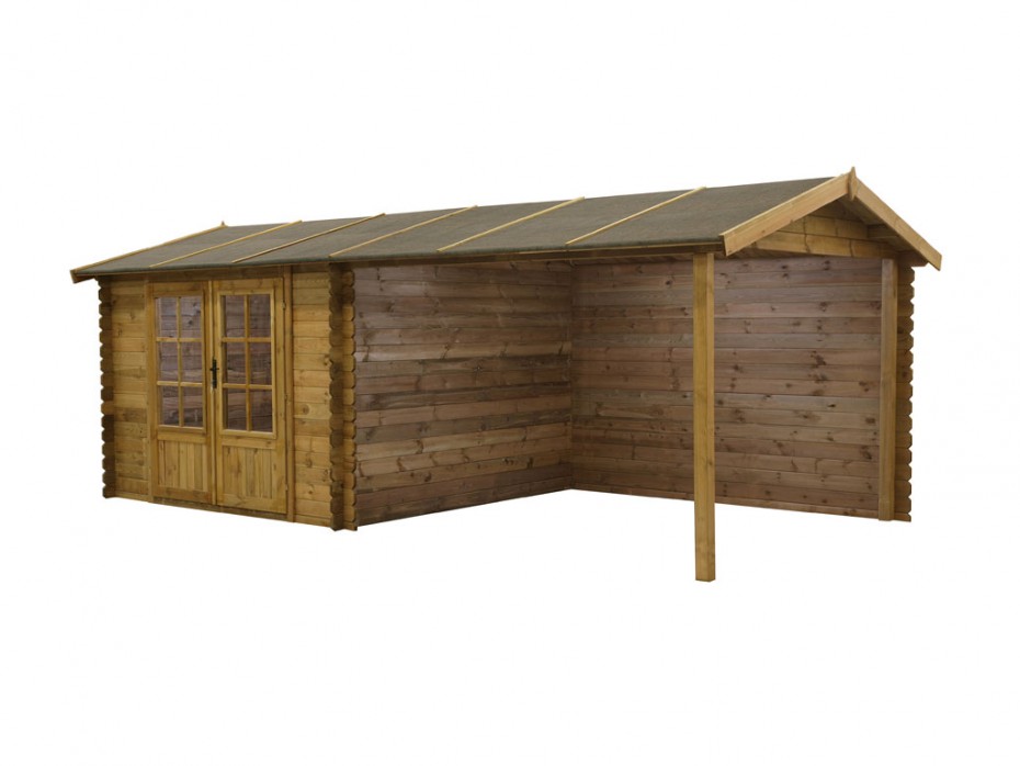 Abri jardin en bois traité
