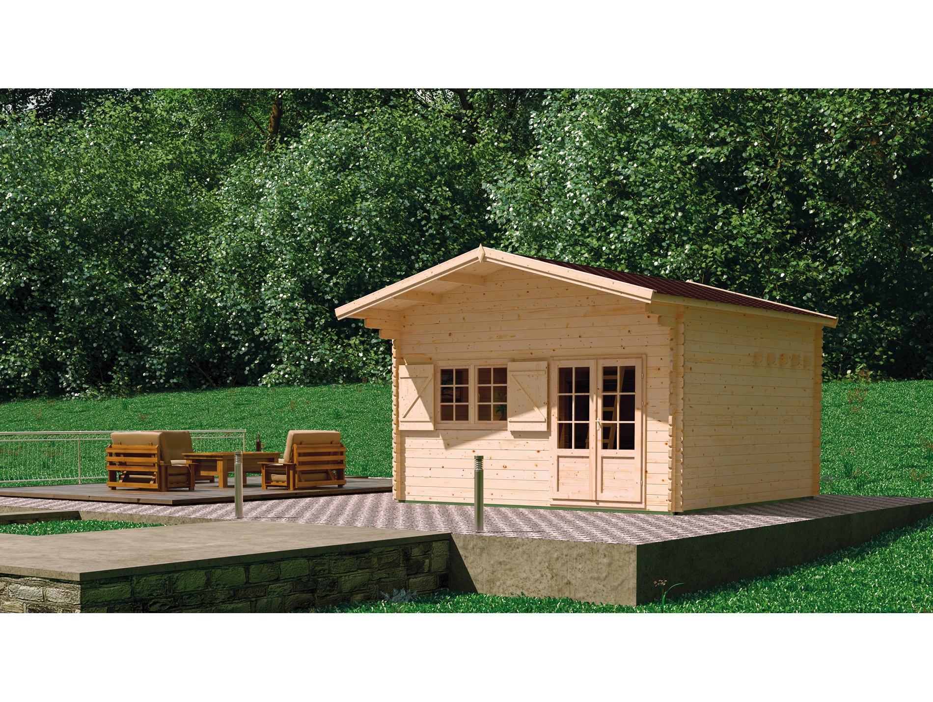 Abri de jardin espace émeraude
