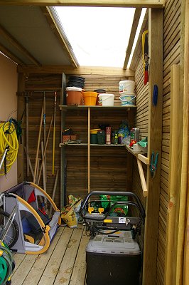 Amenagement cabane jardin
