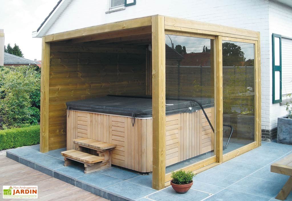 Abri jardin ouvert bois
