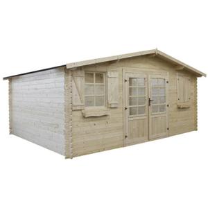 Abri de jardin en bois notto 17 m2
