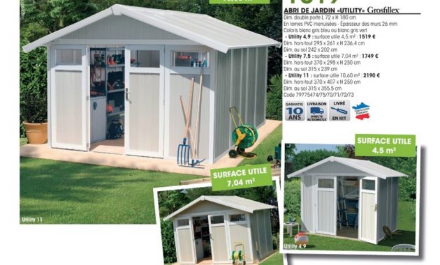 Abri de jardin en bois bricomarché
