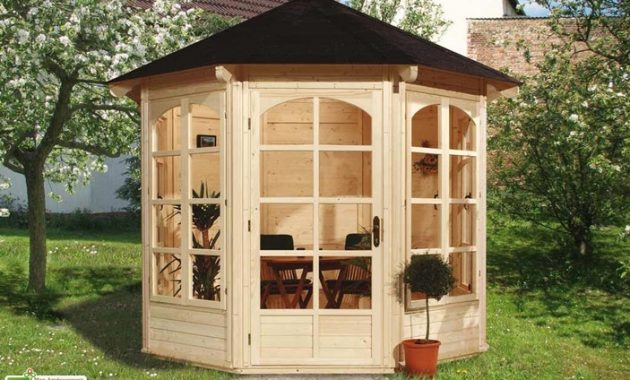 Abri jardin hexagonal