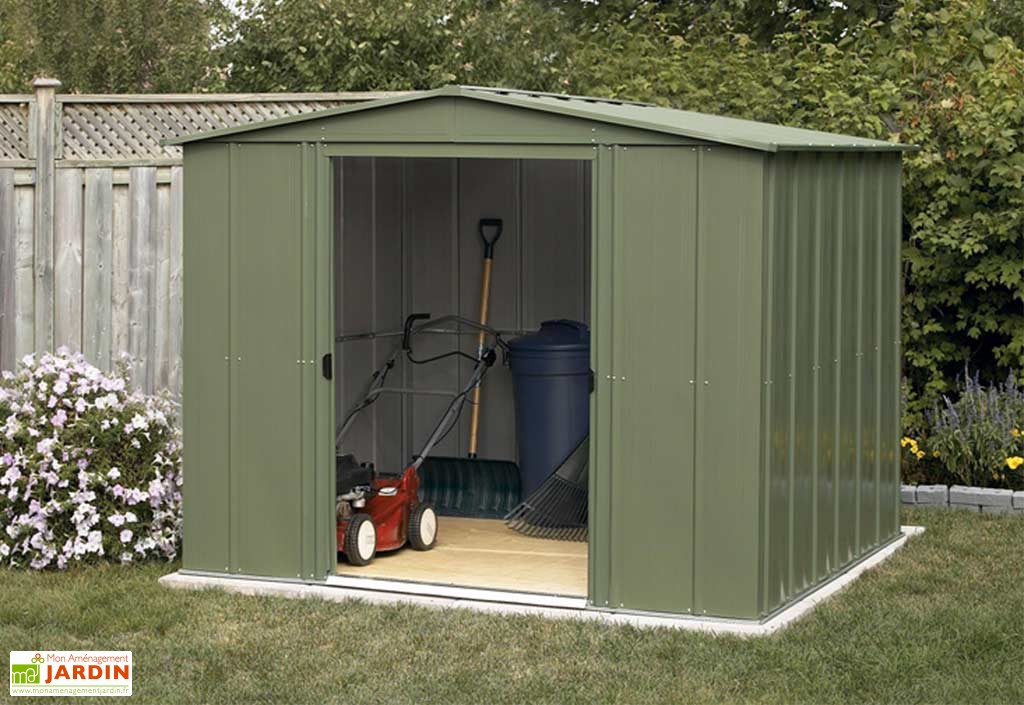 Abri jardin metal leroy
