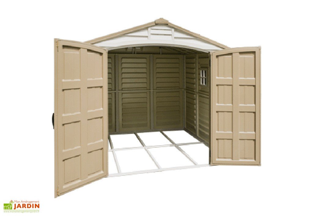 Abri de jardin pvc duramax woodstyle
