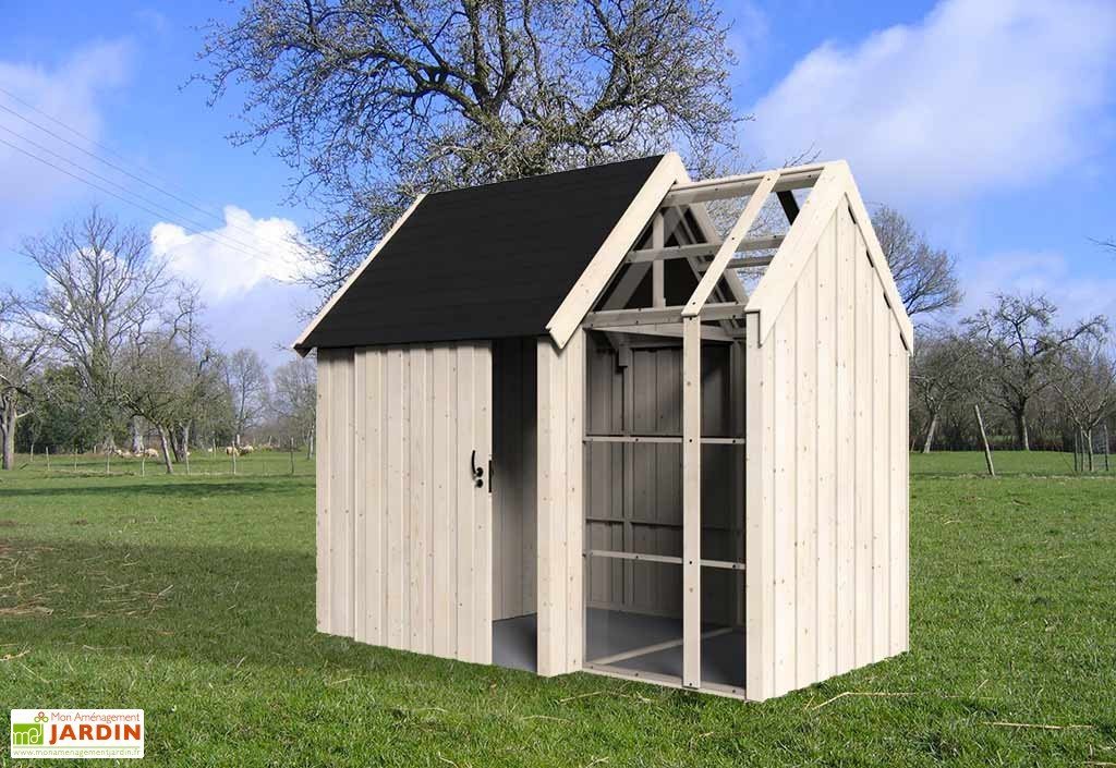 Cabane de jardin serre
