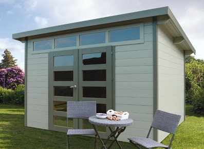 Abri de jardin design pvc
