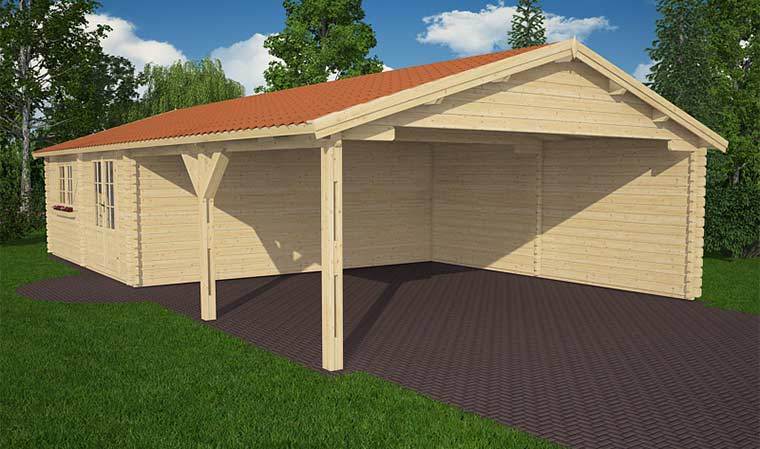 Abri jardin garage voiture
