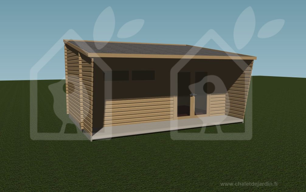 Abri de jardin 6 x 3
