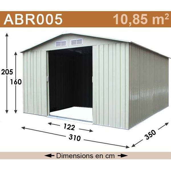 Abris de jardin metal dallas
