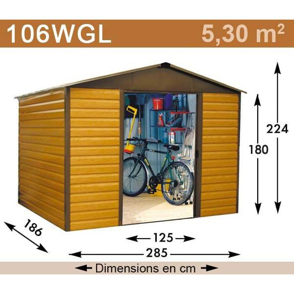 Abri de jardin 8.5 m2
