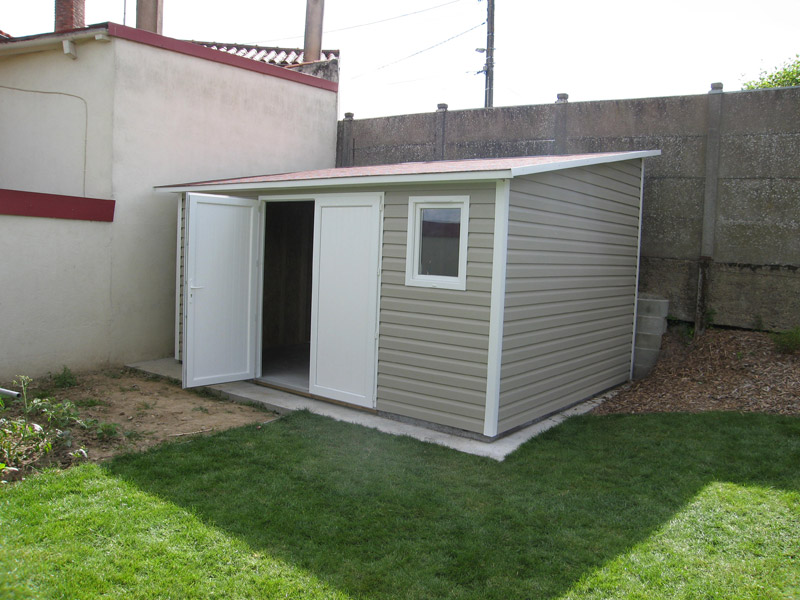 Abris de jardin en pvc
