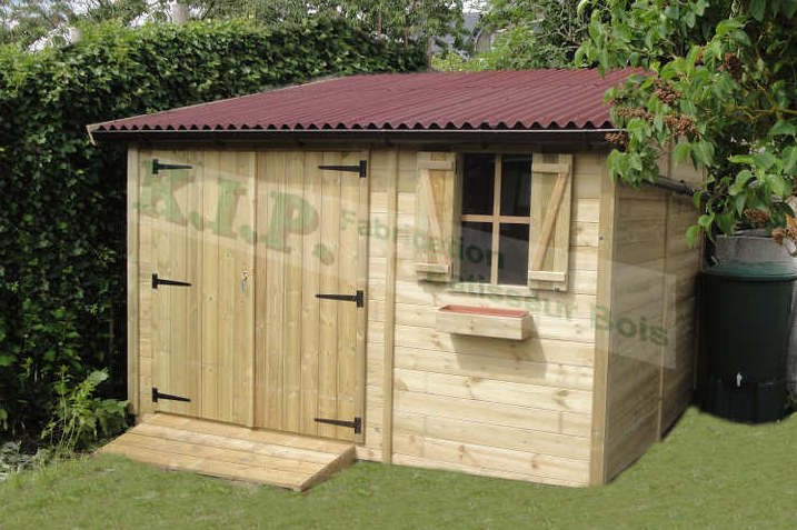 Cabane de jardin 1 pente
