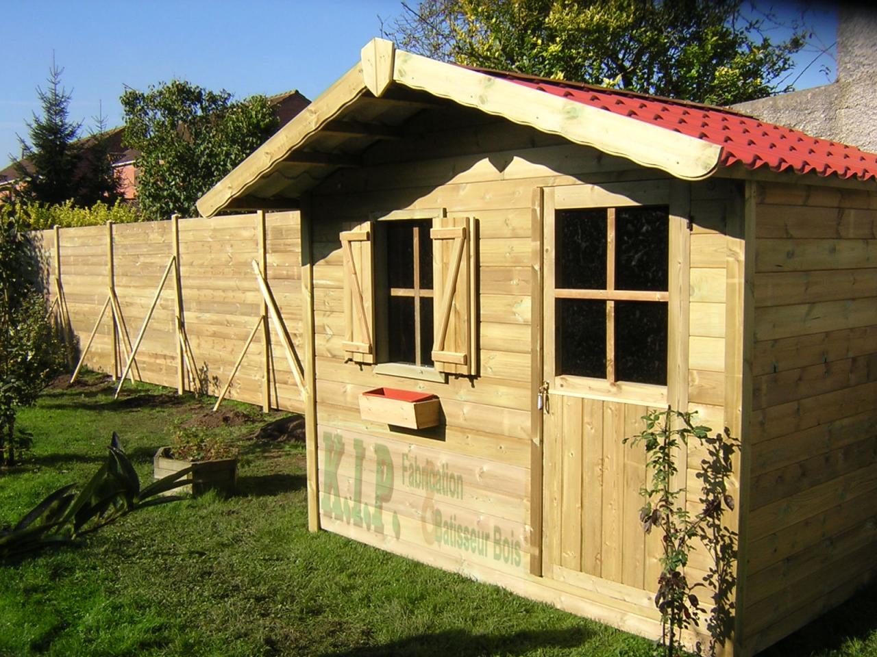 Chalet de jardin kip
