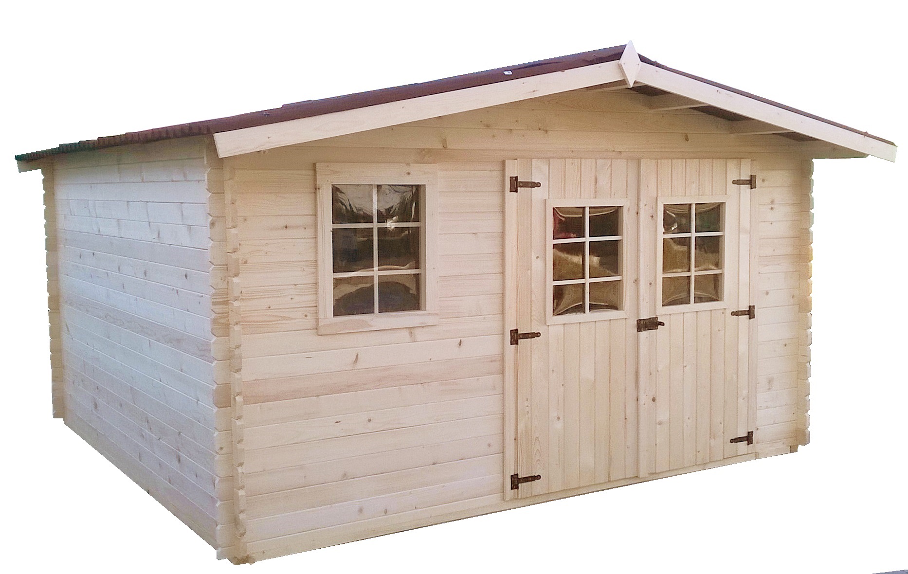 Cabanon de jardin pas cher en bois
