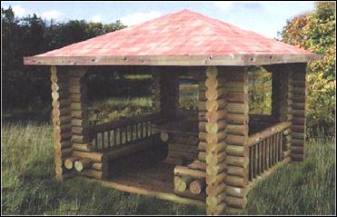 Abri de jardin kiosque
